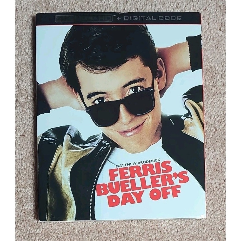 Ferris Bueller's Day Off 4K Ultra HD + Digital Code With Slipcover New/Sealed